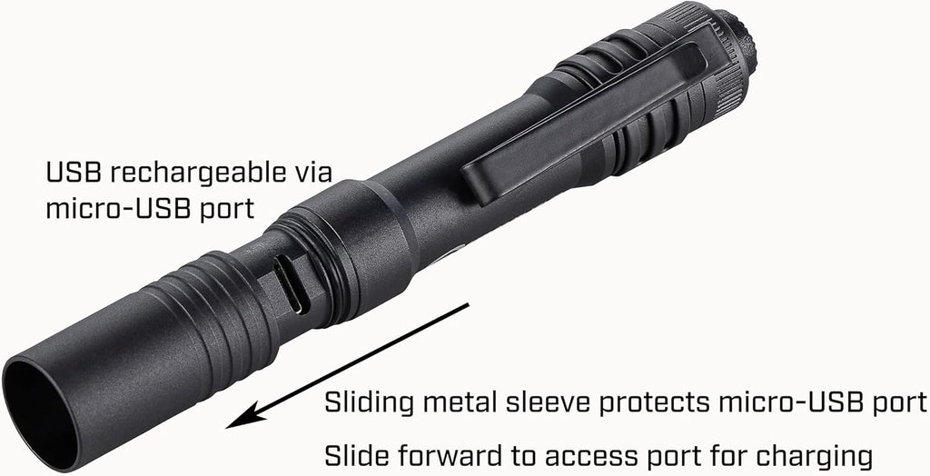 Streamlight 66603 MicroStream 250-Lumen 1,150-Candela Flashlight, Blue