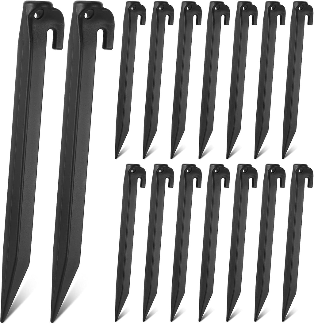 Yalikop 9 Inch Plastic Inflatable Stakes Tent Stakes Replacement Yard Inflatable Accessories for Camping Tent Pegs Garden Home Decorations