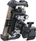 JOYROOM Motorcycle Phone Mount Holder - [Dual Vibration Dampener] 150mph Anti-Shock Phone Holder for Motorcycle [Upgrade Handlebar Clamp] - Bicycle Bike Phone Holder Mount for 4.7-7" Cell Phones