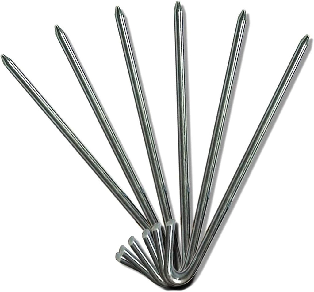 Heavy Duty Double Head Tent Stakes, 1 x 30 inch, 10 Pack