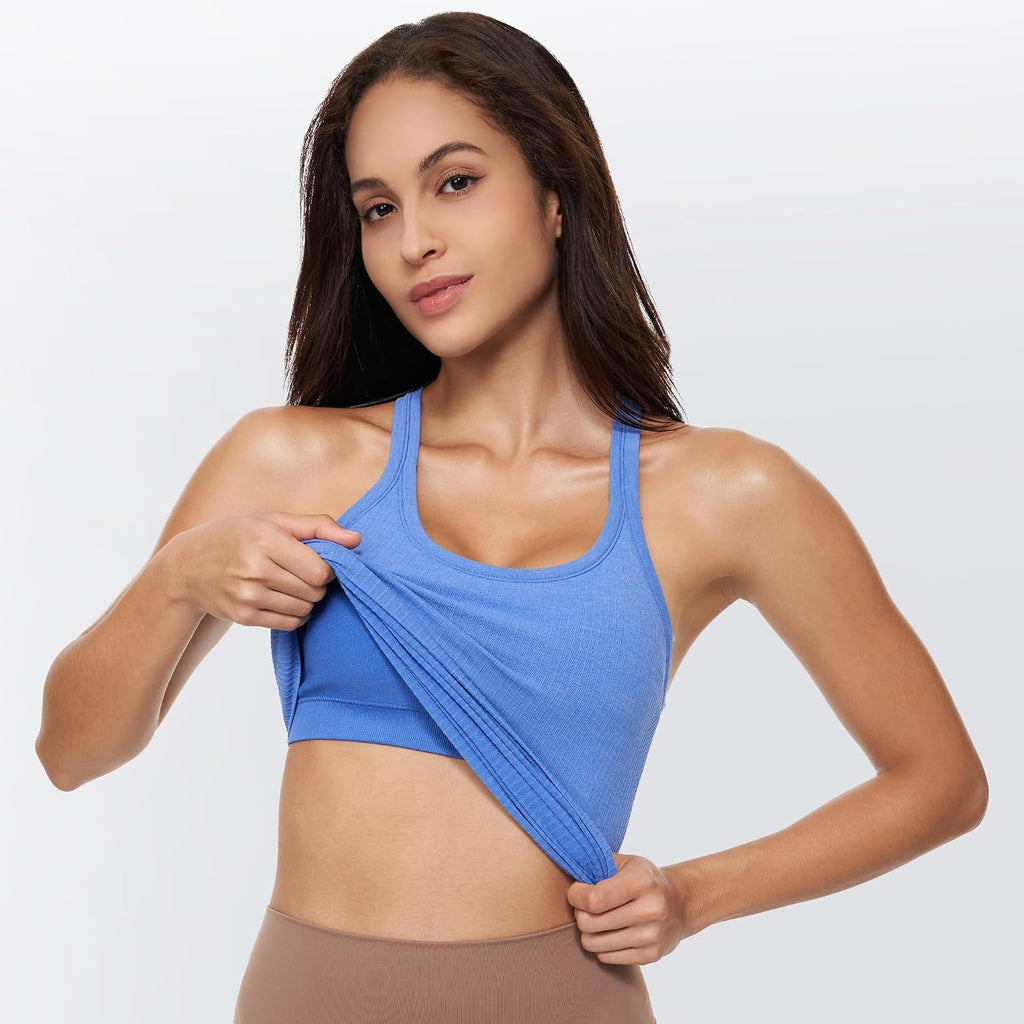 sphinx cat Yoga Racerback Tank Top for Women with Built in Bra,Women's Padded Sports Bra Fitness Workout Running Shirts