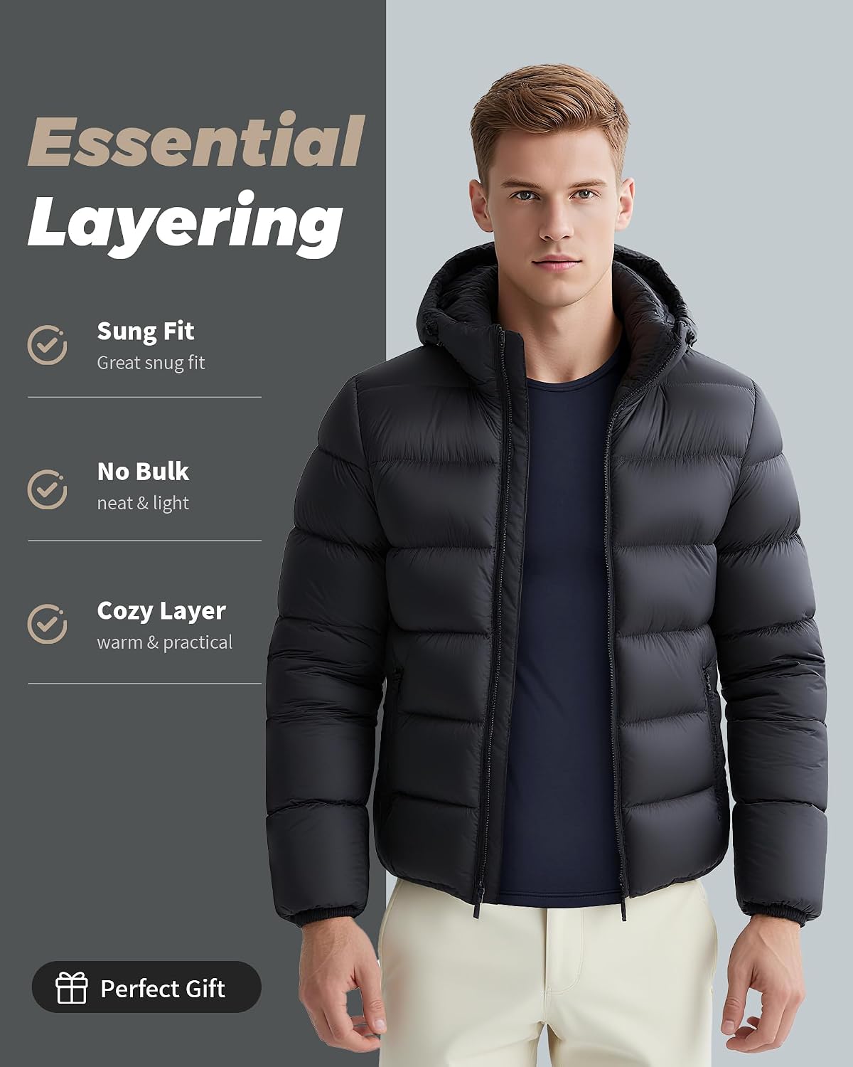 Thermal Underwear for Men Long Johns Set Fleece Lined Winter Cold Weather