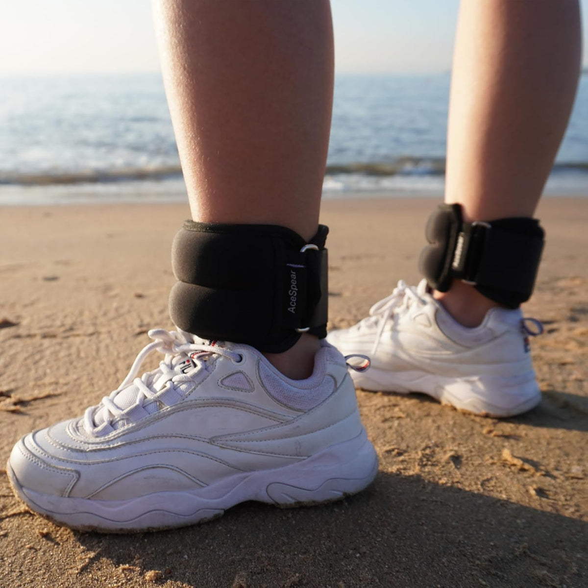 AceSpear Ankle Weights Sets for Men Women Kids 1lb 2lb 3lb 4lb 5lb Leg Weights Arm Wrist Weights Gym for Foot Exercise Training Workout Walking Jogging Yoga