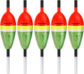 THKFISH Fishing Floats Balsa Wood Slip Bobbers, Fishing Bobbers Stick Slip Bobber for Fishing Crappie Bluegill Trout Bass Panfish Catfish Walleye 5PCS