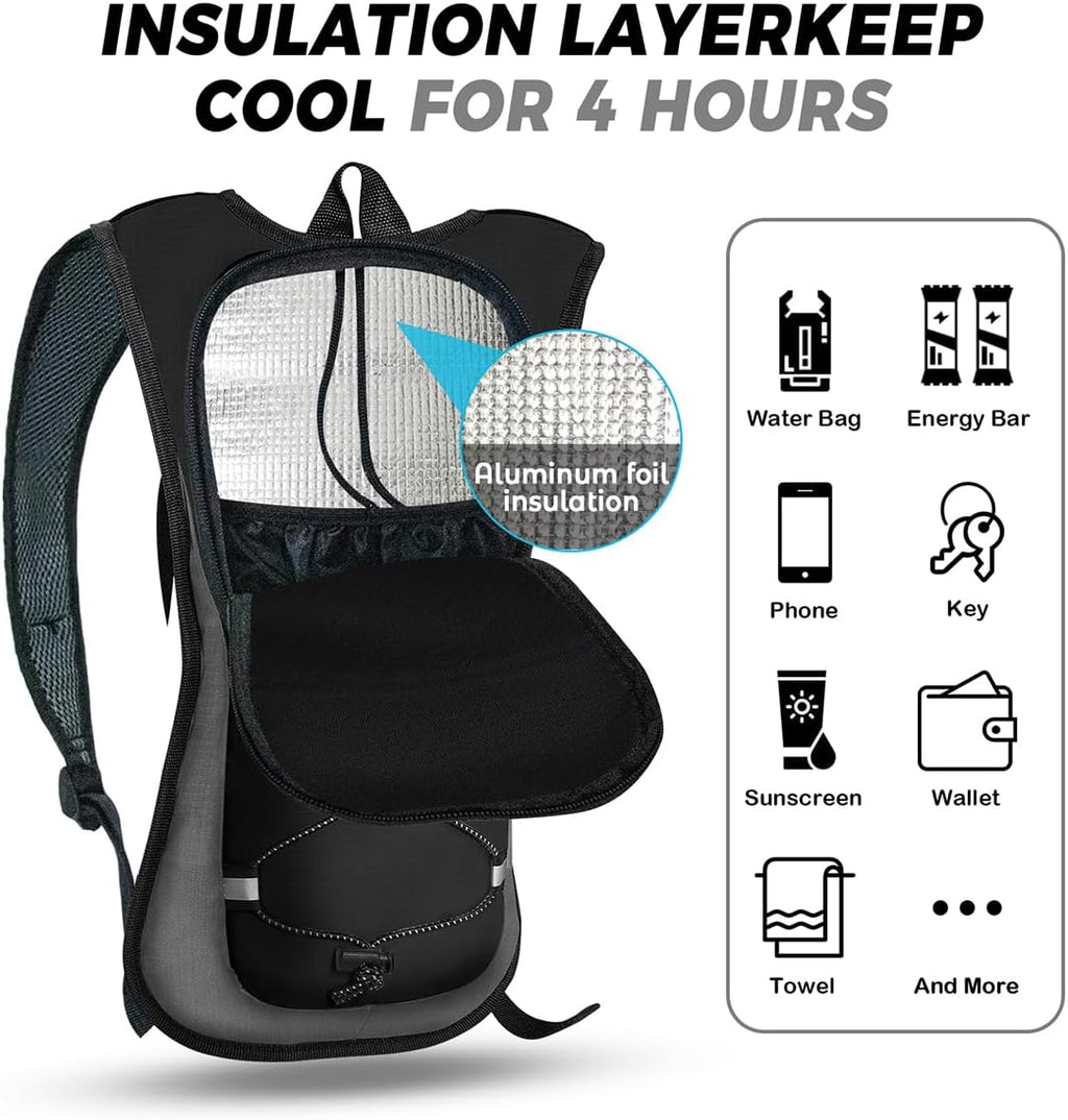 Hydration Backpack Hydration Pack Water Backpack with 2L Hydration Bladder