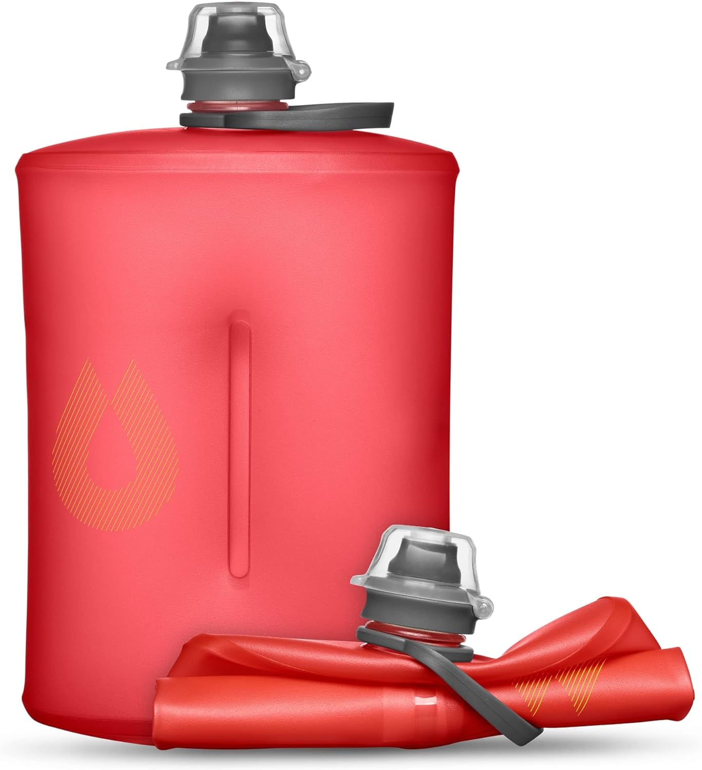 HydraPak Stow Collapsible Water Bottle (1L, Redwood)