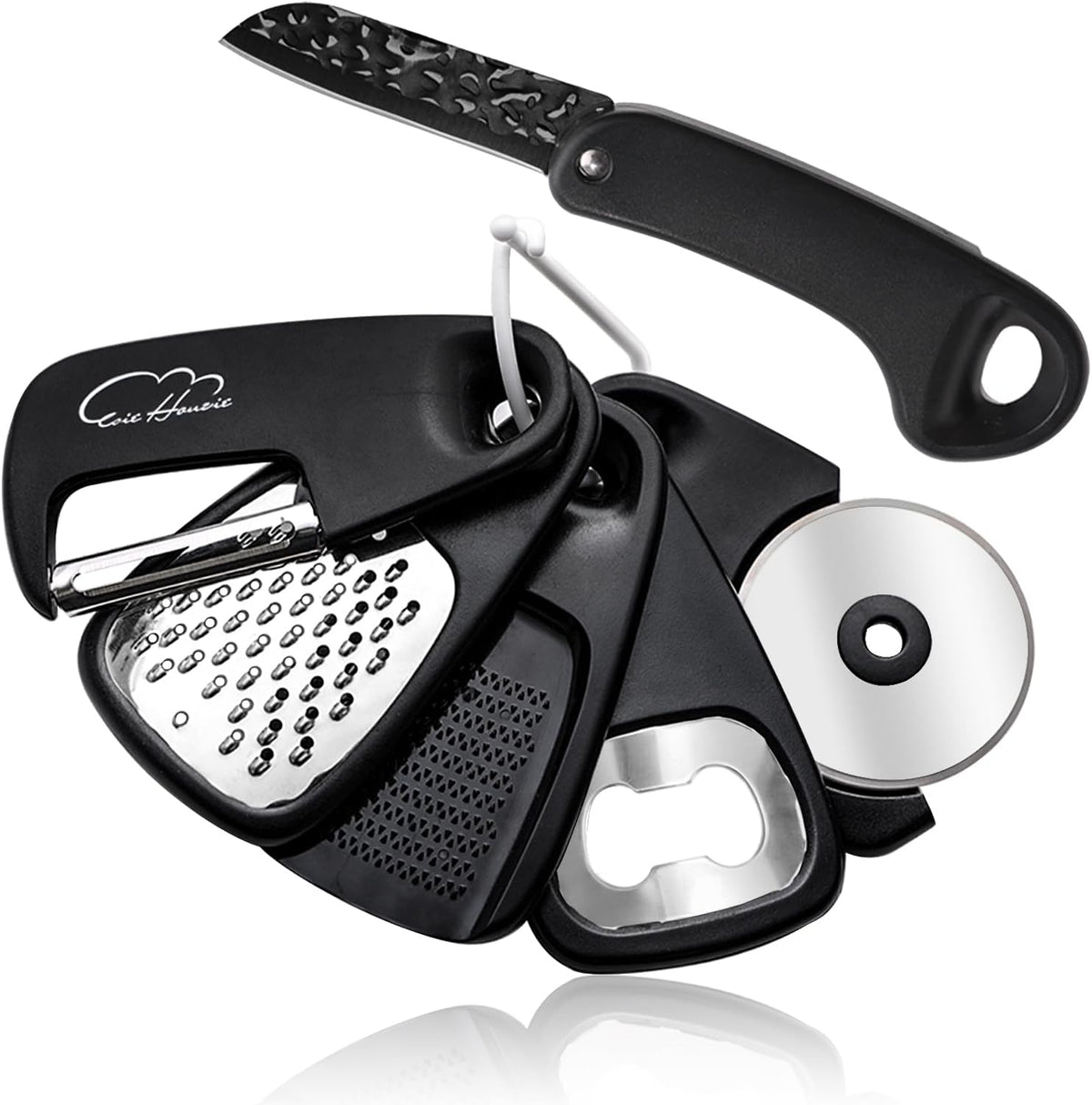 Kitchen Gadgets 6 Piece Set, Camping Cooking Utensils, Green