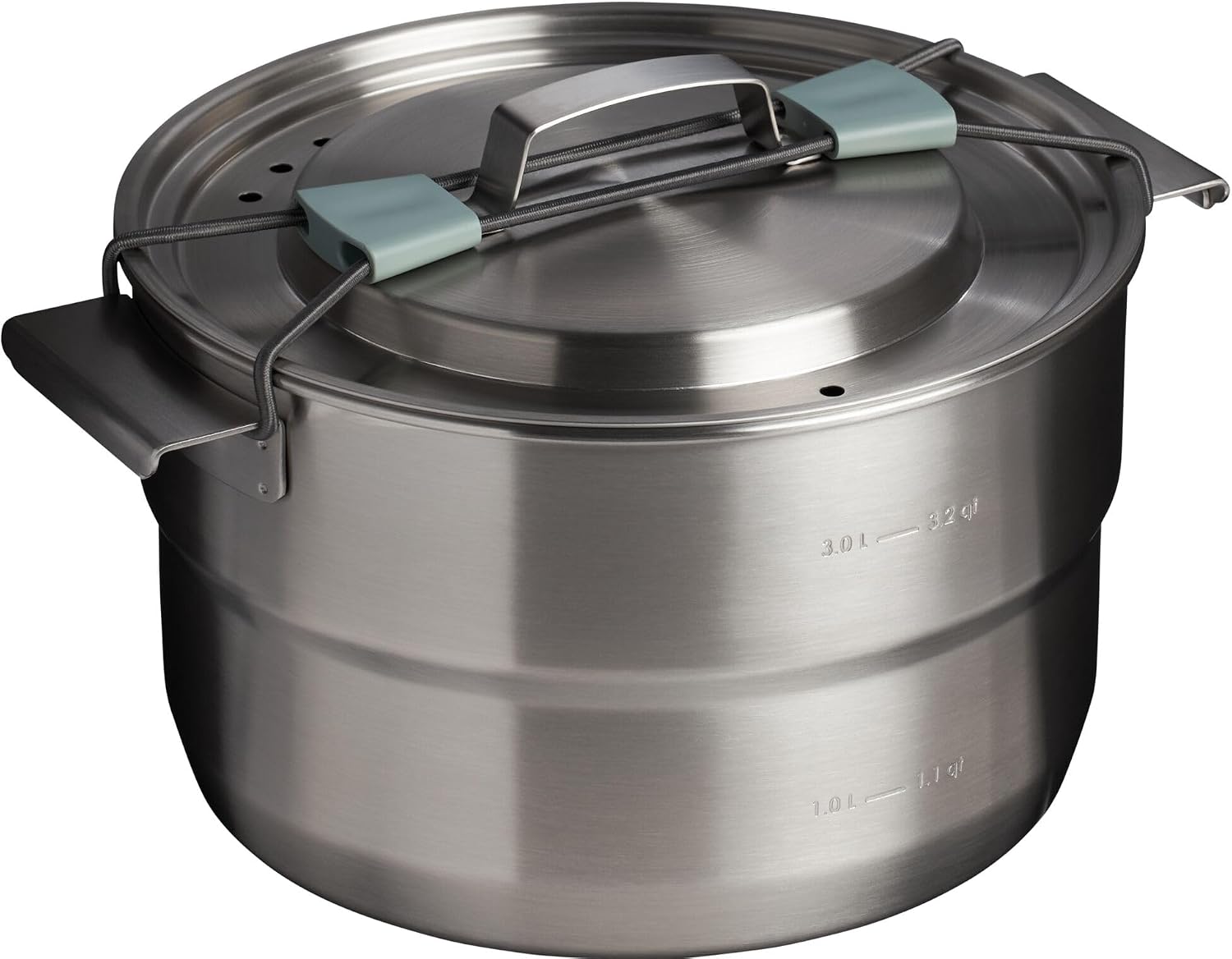 Stanley Wildfare Core 26-Piece Complete Camp Kitchen Cook Set | 4 qt Pot with Lid, 8in Fry Pan | 4 Table Settings, Plates, Bowls, Utensils | Camping Essentials for Your Camp Kitchen | BPA-Free
