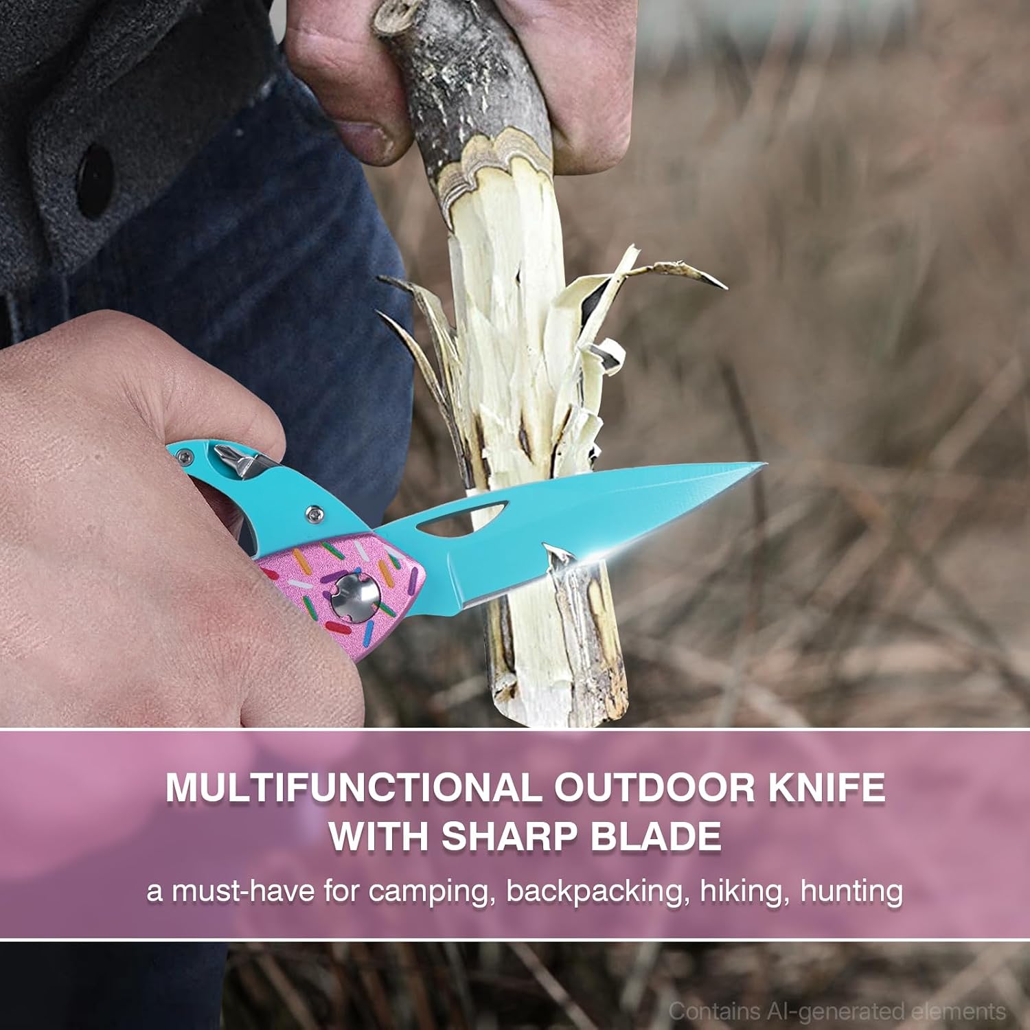 FUNBRO 6-in-1 Multitool with Folding Pocket Knife, Bottle Opener