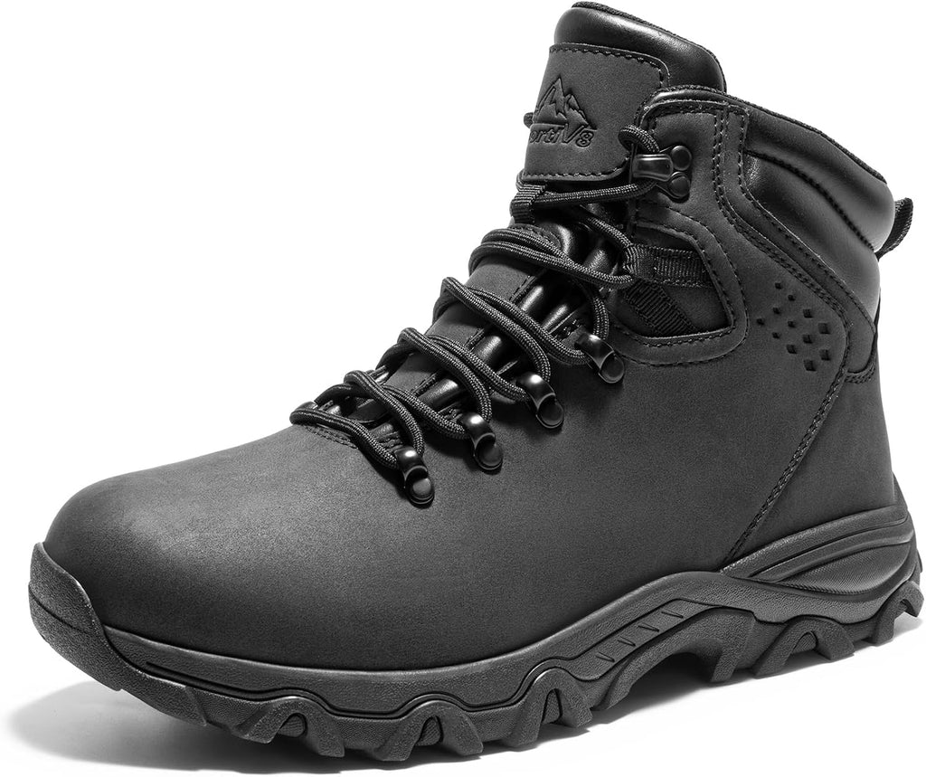 NORTIV 8 Men's Hiking Winter Insulated Snow Boots