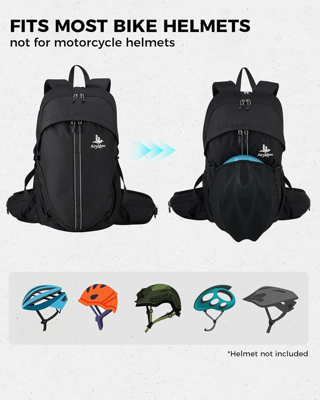 25L Hiking Backpack for Women Men, Lightweight Travel Day Pack, Black