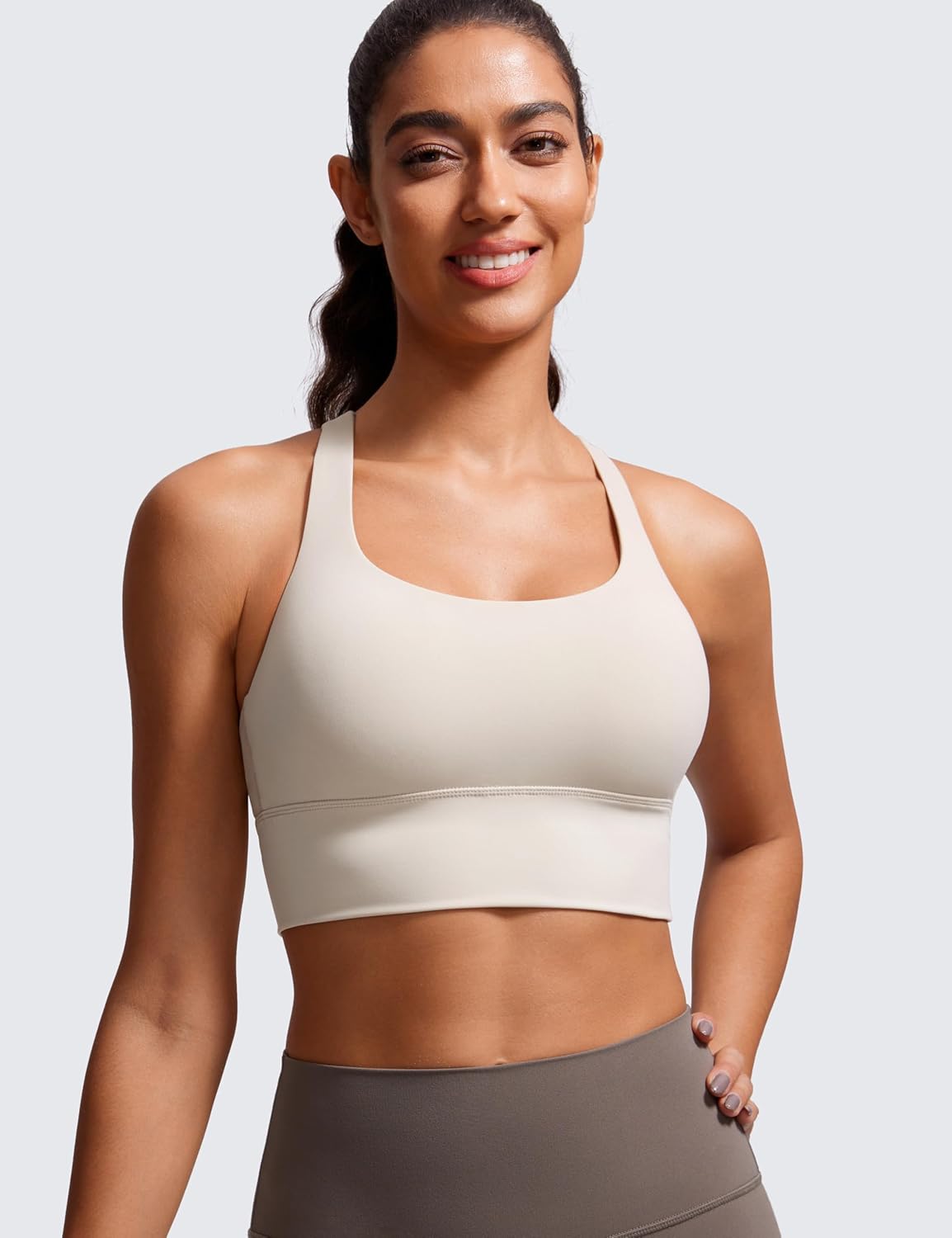 CRZ YOGA Naked Feeling Longline Sports Bras