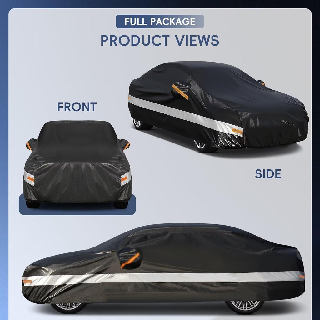 Sedan Car Cover Custom Fit Audi A4/S4/RS4 1994-2025, 100% Waterproof Breathable Outdoor Car Covers, Sun Rain Dust Snow Protection. (Ships from US Warehouse)