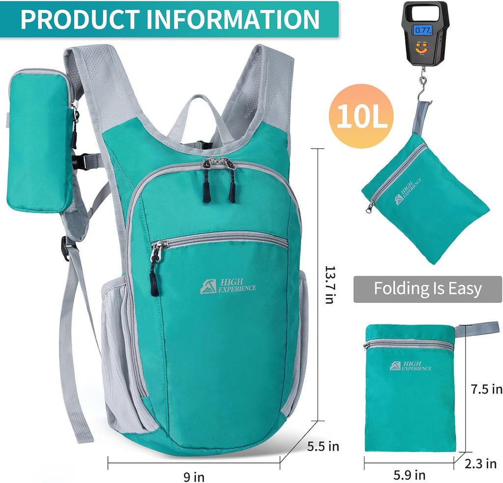 Small Hiking Backpack Packable Lightweight for Women Men