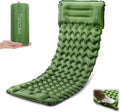 Toncoke Sleeping Pad, Extra Thick & Ultralight Inflatable Sleeping Pad with Pillow, 30s Foot Pump, 3.54” Camping Mat for Comfort, Durable for Camping, Hiking, Backpacking