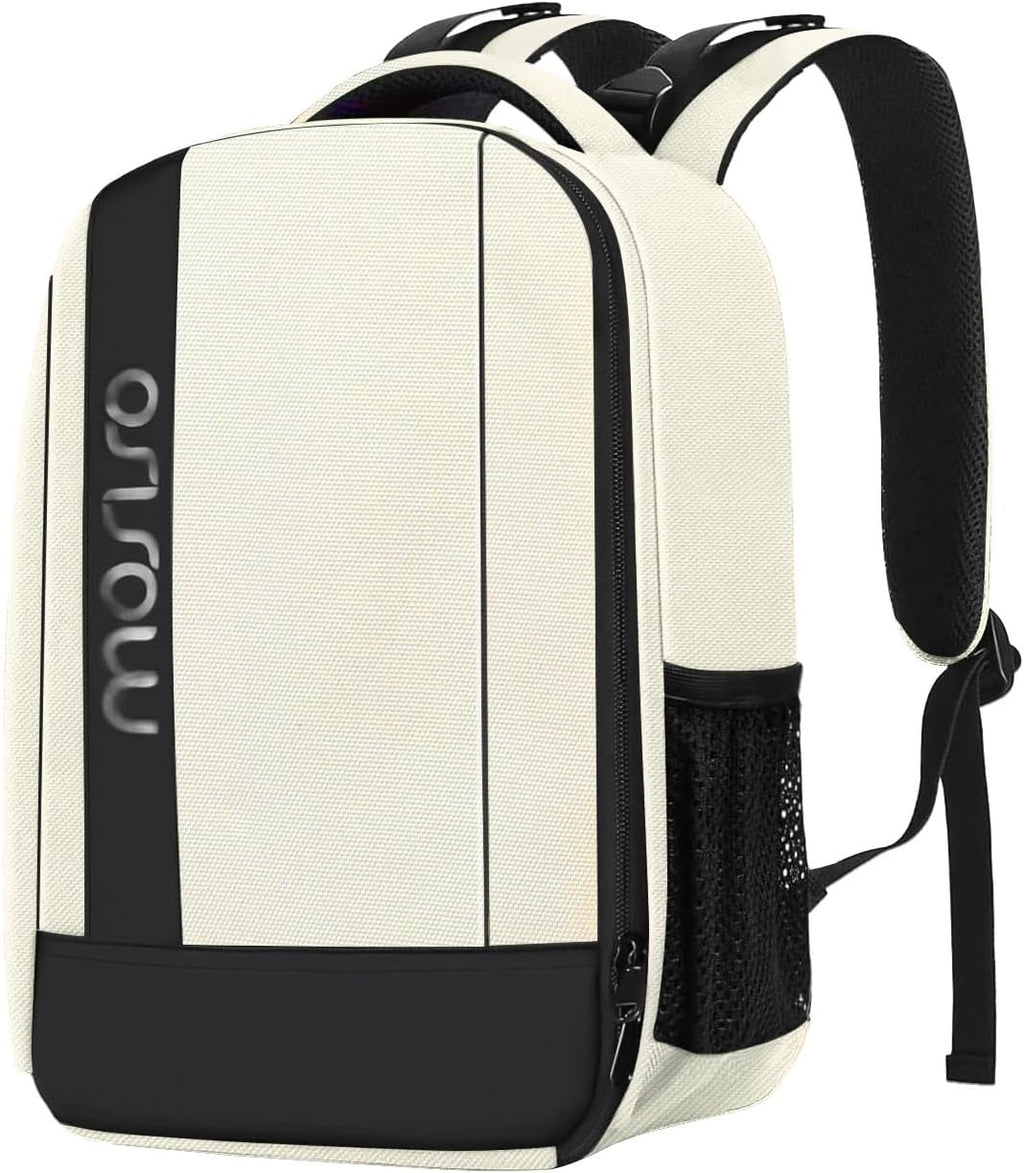 MOSISO Camera Backpack,Photography Backpack Padded Camera Bag, Beige