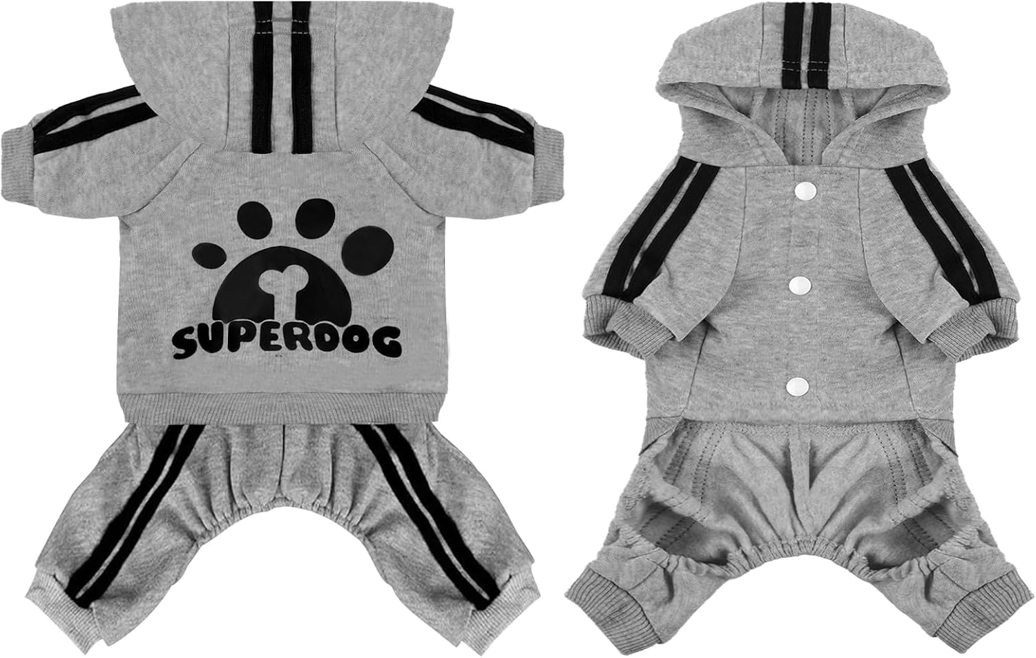 Dog Hoodie 4 Legs Jumpsuit Puppy Clothes Pullover Sweatshirt Pet Coat