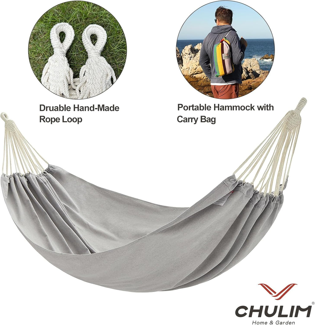 Brazilian Double Hammock with Tree Straps, Extra Large, 450 lbs Capacity