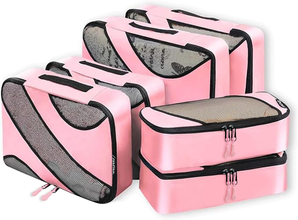 BAGAIL 6 Set Packing Cubes,Travel Luggage Packing Organizers