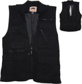 Humvee Safari Photography Vest for Men, Women, Unisex - Vest for Hunting, Fishing, Camping, Travel, Hiking, Outdoor - 100% Cotton, Black, XXX Large