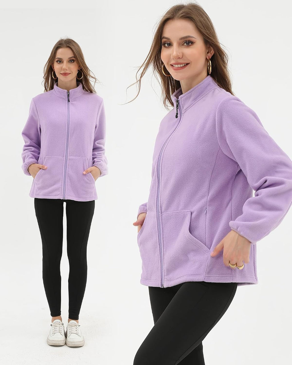 Argstar Women's Fleece Jacket 6 Pockets (XS-2XL)