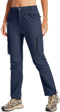 Womens Hiking Cargo Work Pants Quick Dry Water Resistant 6 Pockets