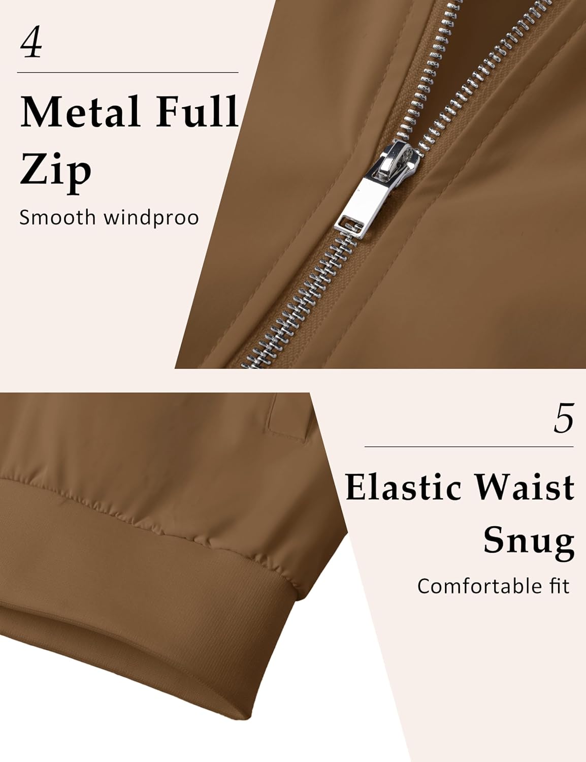 MAGCOMSEN Men's Bomber Jacket Lightweight Windbreaker Spring Fall Jacket