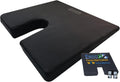 ERGO21 LiquiCell Coccyx Seat Cushion, Aid for Tailbone Pain Relief, Sciatica Pain, Back Support | Donut Like Butt Pillow for Long Hours Sitting at Home/Office Chair (18" W x 17" L x 2" H)