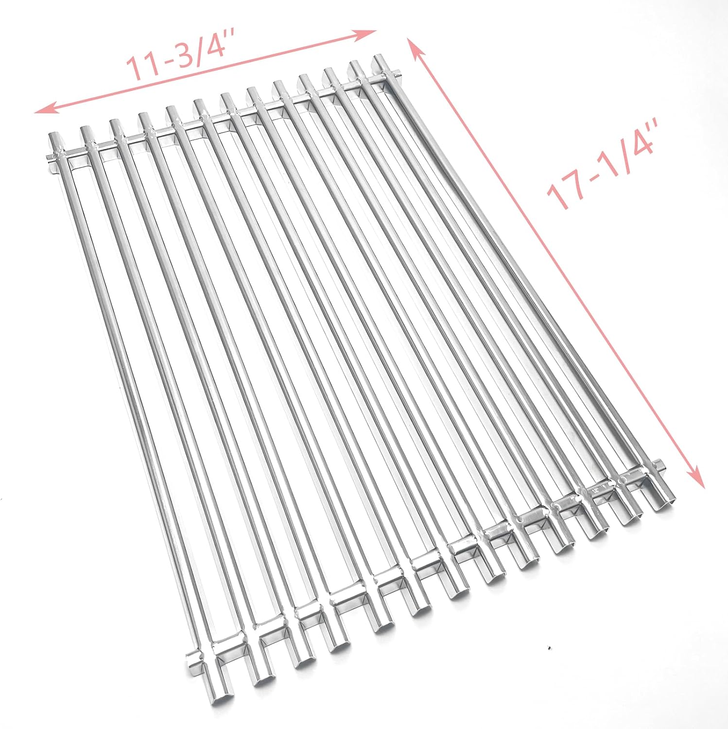 17-1/4" Stainless Steel Grid Grates for Weber Spirit E-310 E-320, S-310 S-320, Spirit 700, Weber 900, Genesis Silver B and C Genesis 1000-5000 Gas Grill 7525 7527