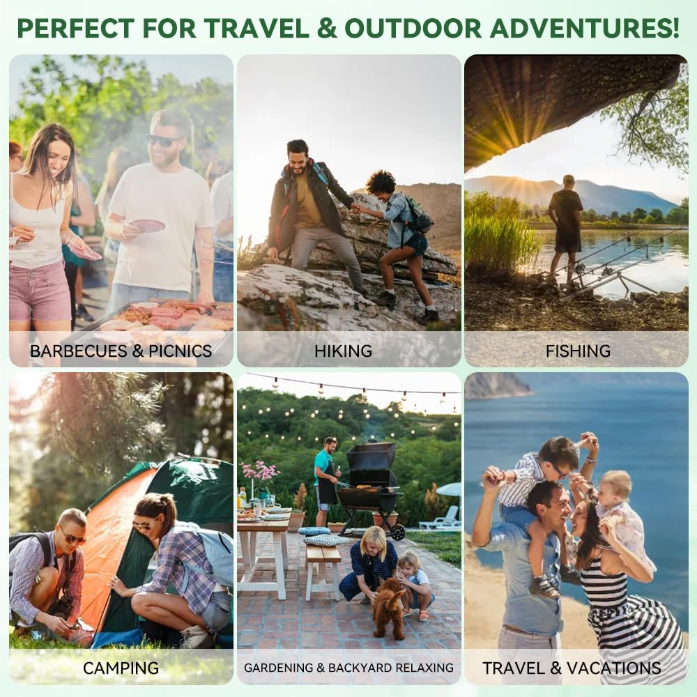 60 PCS Mosquito Repellent Wipes, Individually Wrapped Insect Repellent Wipes Made of Natural Plant-Based Essential Oils, Safe & Effective Insect Protection Perfect for Outdoor Activities, Long-Lasting