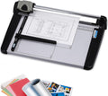 Rotary Paper Trimmer, 15 Sheets Heavy Duty Paper Trimmer, 360mm(14.17") Cutting Length, Commercial Grade Rotary Paper Cutter for Home/Office/School, Black & Silver