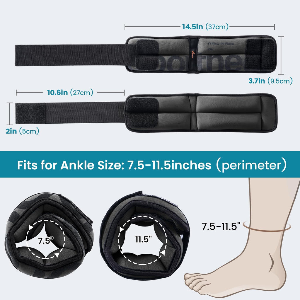 Sportneer Ankle Weights for Men Women Strength Training