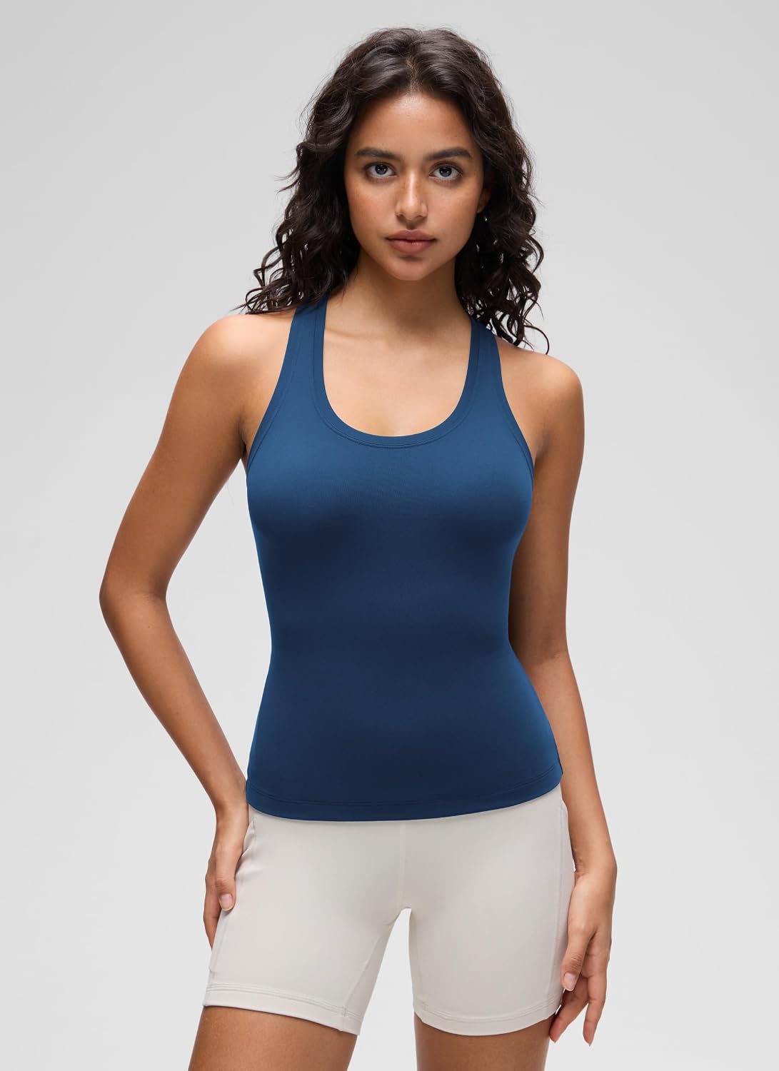 CRZ YOGA Butterluxe Racerback Tank Waist Length
