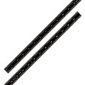 PEC Tools 24" Flexible Metal Ruler, Stainless Steel with Black Chrome Finish, High Contrast,16R Graduation (1/32", 1/64", 1/50", 1/100"), Easy to Read Machinst Rule for Professionals, Made in USA