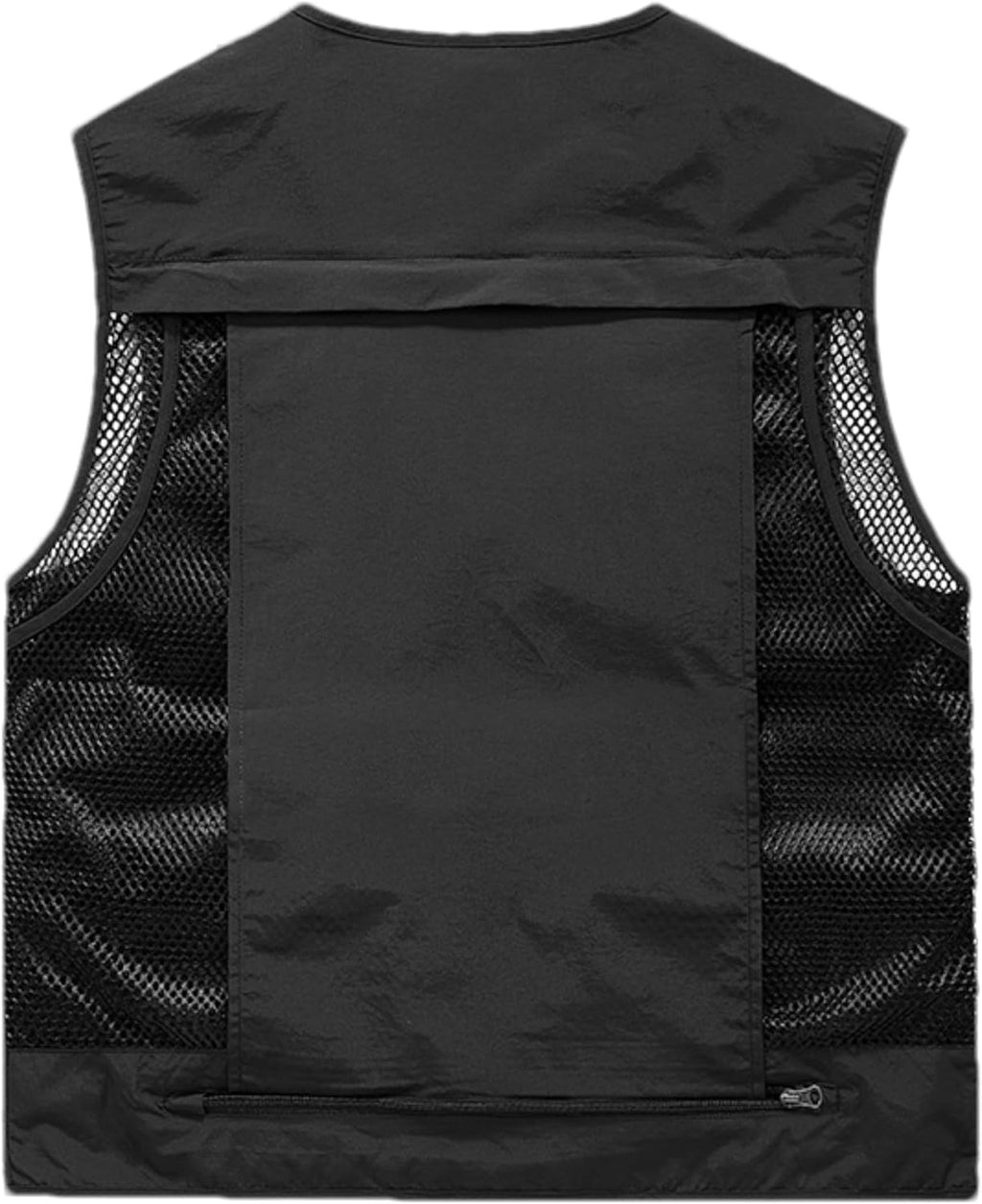 Men's Lightweight Mesh Fishing Vest Utility Outdoor Multi-Pocket Hunting Cargo Vest