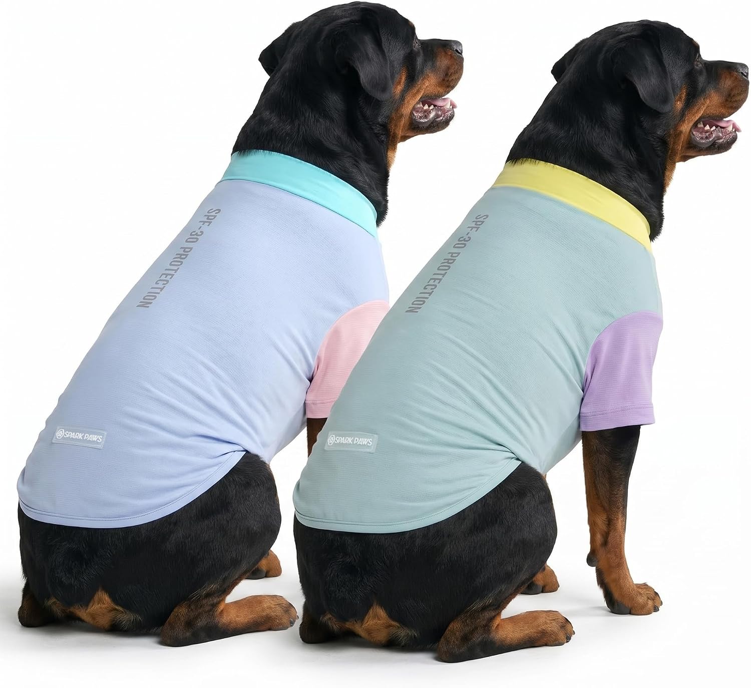 Spark Paws Sunblock Dog T-Shirt, SPF 30 UV Sun Protection, Summer Cooling