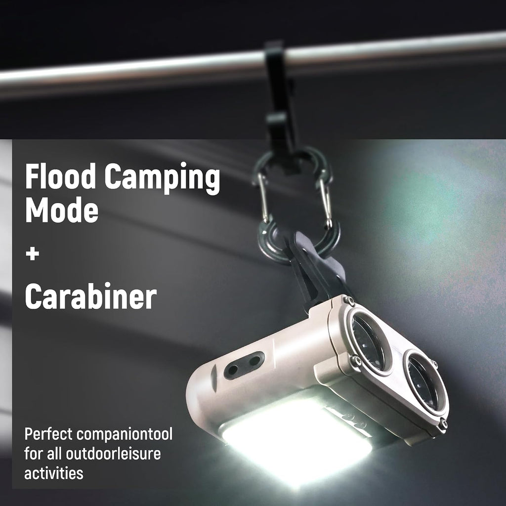 Hopedone 2-in-1 Rechargeable Headlamp & Hat Light, 800LM Clip-On Cap Light