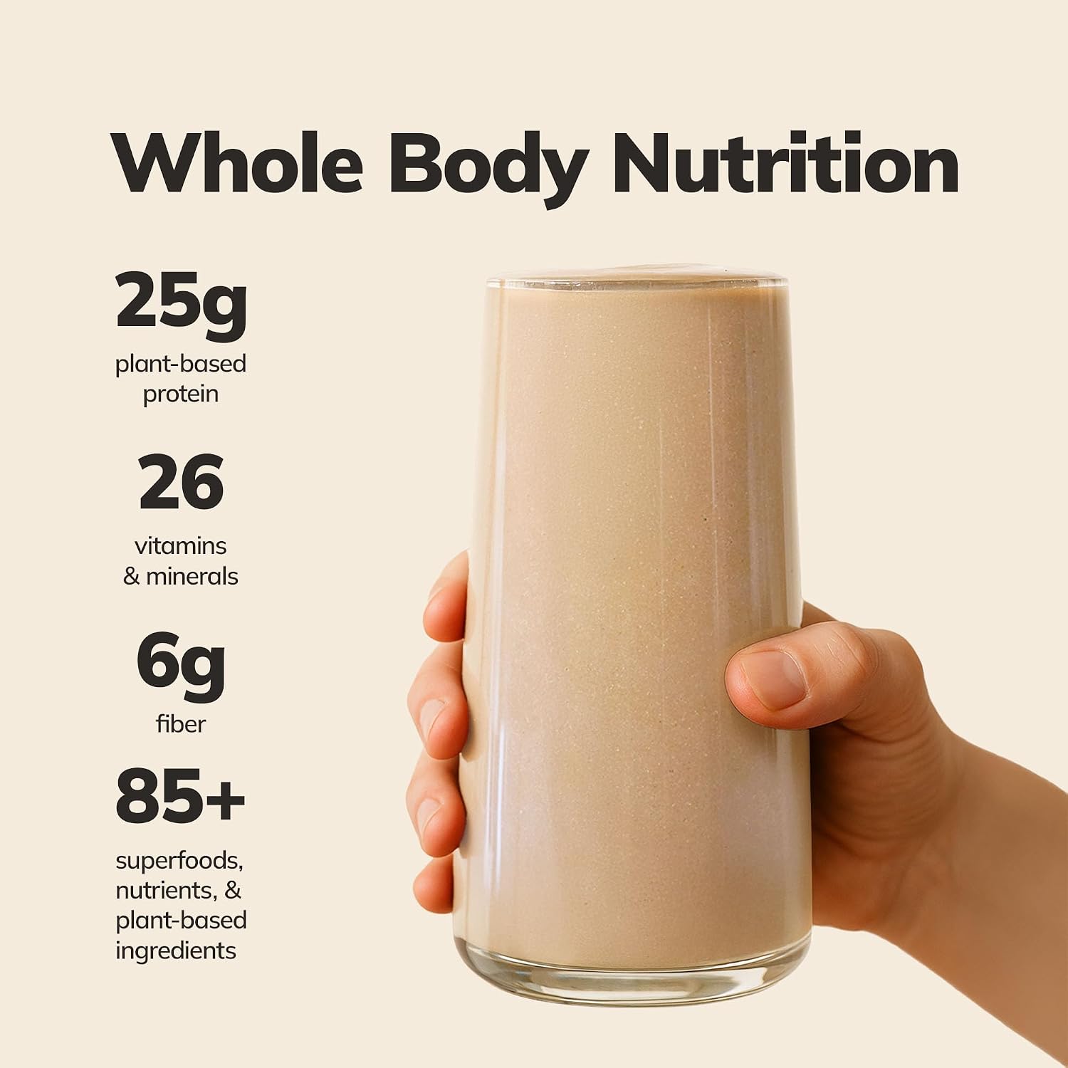 Ka’Chava Whole Body Meal Shake Vanilla 2 lb – Vegan Protein Powder with 85+ Superfoods & Greens – Plant-Based Meal Replacement with Probiotics & Digestive Enzymes – Gluten & Dairy Free (15 Servings)