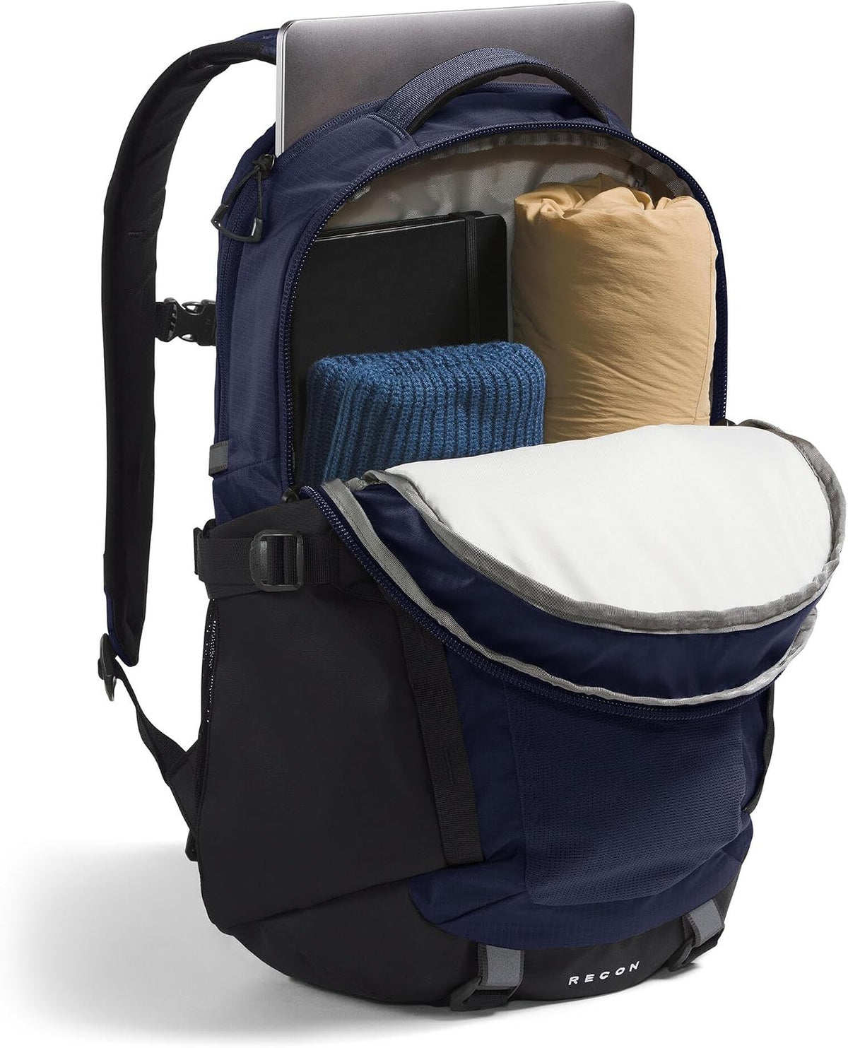 The North Face Recon Everyday Laptop Backpack, Navy/Blk-NPF, One Size