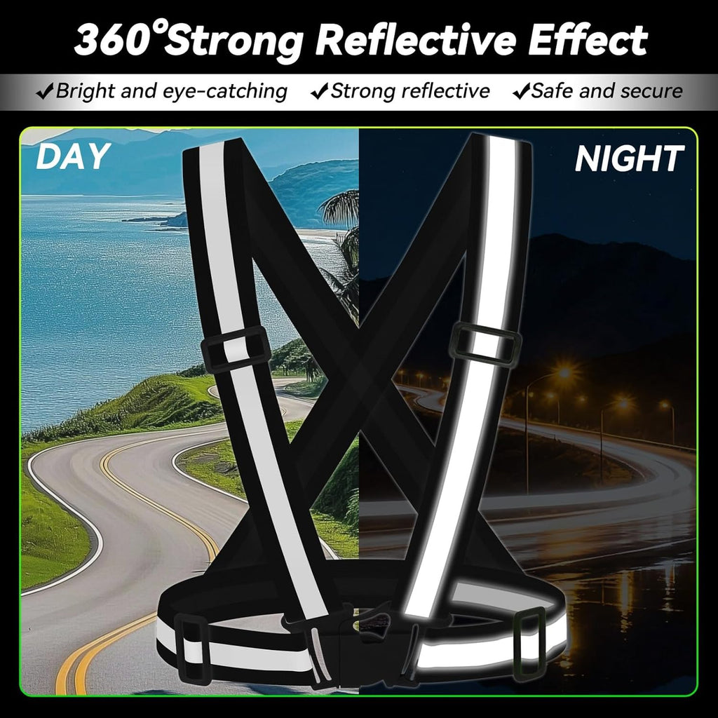 3PCS Reflective Vest Running Gear