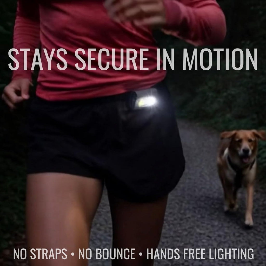 AVANTO TRI-O Clip-On Safety Light, Rechargeable USB-C 3-Beam XPG + COB + LED, Magnetic Mount, Ultra-Bright 500 Lumens for Running, Walking, Cycling & Outdoor Visibility