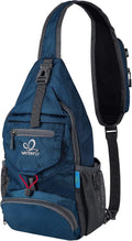 WATERFLY Packable Sling Backpack Lightweight Crossbody Bag Travel Daypack
