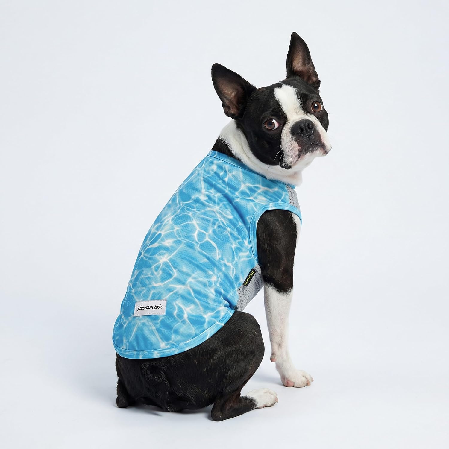Fitwarm 2 Pack Marine UPF 50+ UV Sun Protection Dog Shirt, Lightweight Cooling Vest, Quick Dry Summer Clothes for Small Dogs Boy Girl, Pet Outfit, Sky Blue, Mint Green, Small