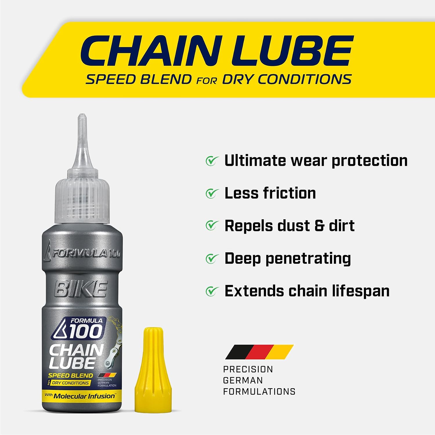 Dry Bike Chain Lube – Dry Condition Bicycle Chain Lube – 50ml