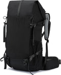 Hiking Backpack,40L to 50L Extra Large Capacity Hiking Bag,Internal Frame Camping Backpack,Upgraded X-PAC Lightweight Sport Daypack Travel Backpack Fit For Mountain Climbing Camping(Black)