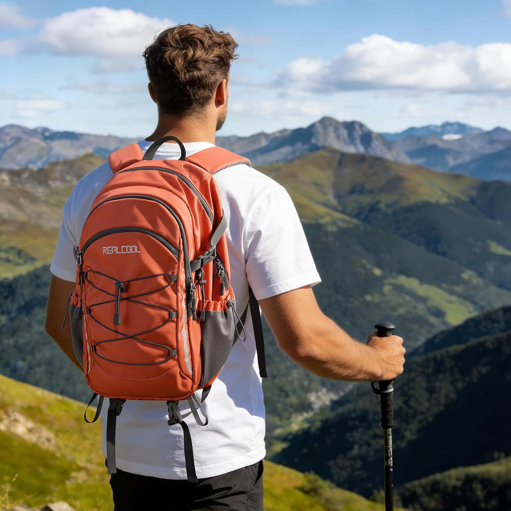 RealCool 20L Lightweight Hiking Backpack, Waterproof Daypack for Camping