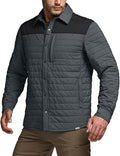 CQR Men's Lightweight Warm Insulated Jacket, Windproof Water Resistant Winter Active Coat for Hiking Work Outdoor Tactical