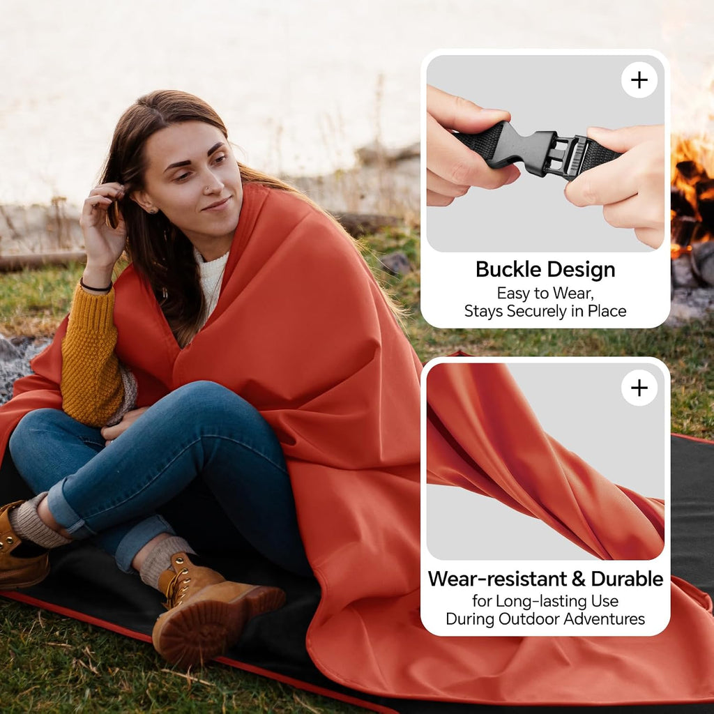 BEDELITE Waterproof Packable Lightweight Camping Blanket