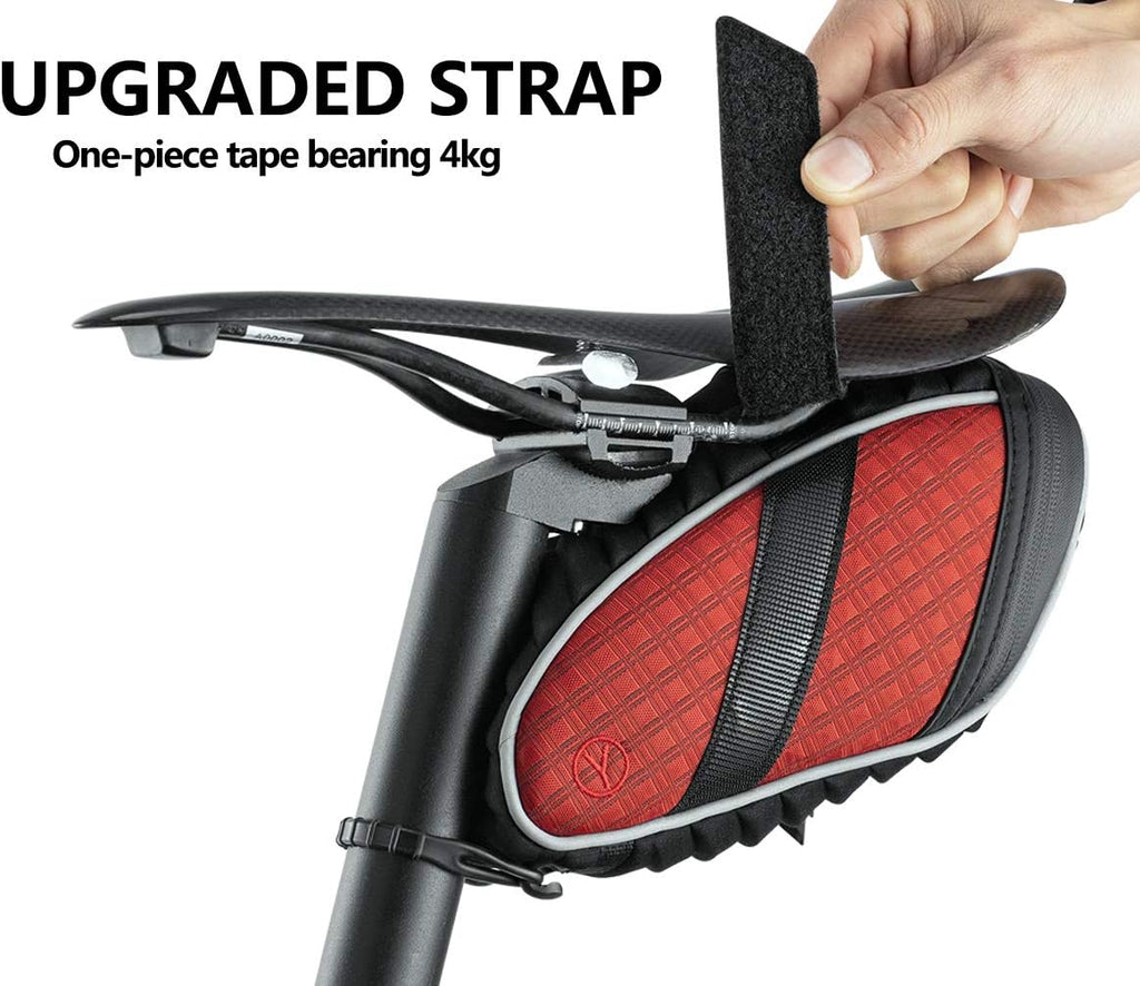 ROCKBROS Bike Saddle Bag Under Seat Bicycle Seat Bag 3D Shell for MTB/Road