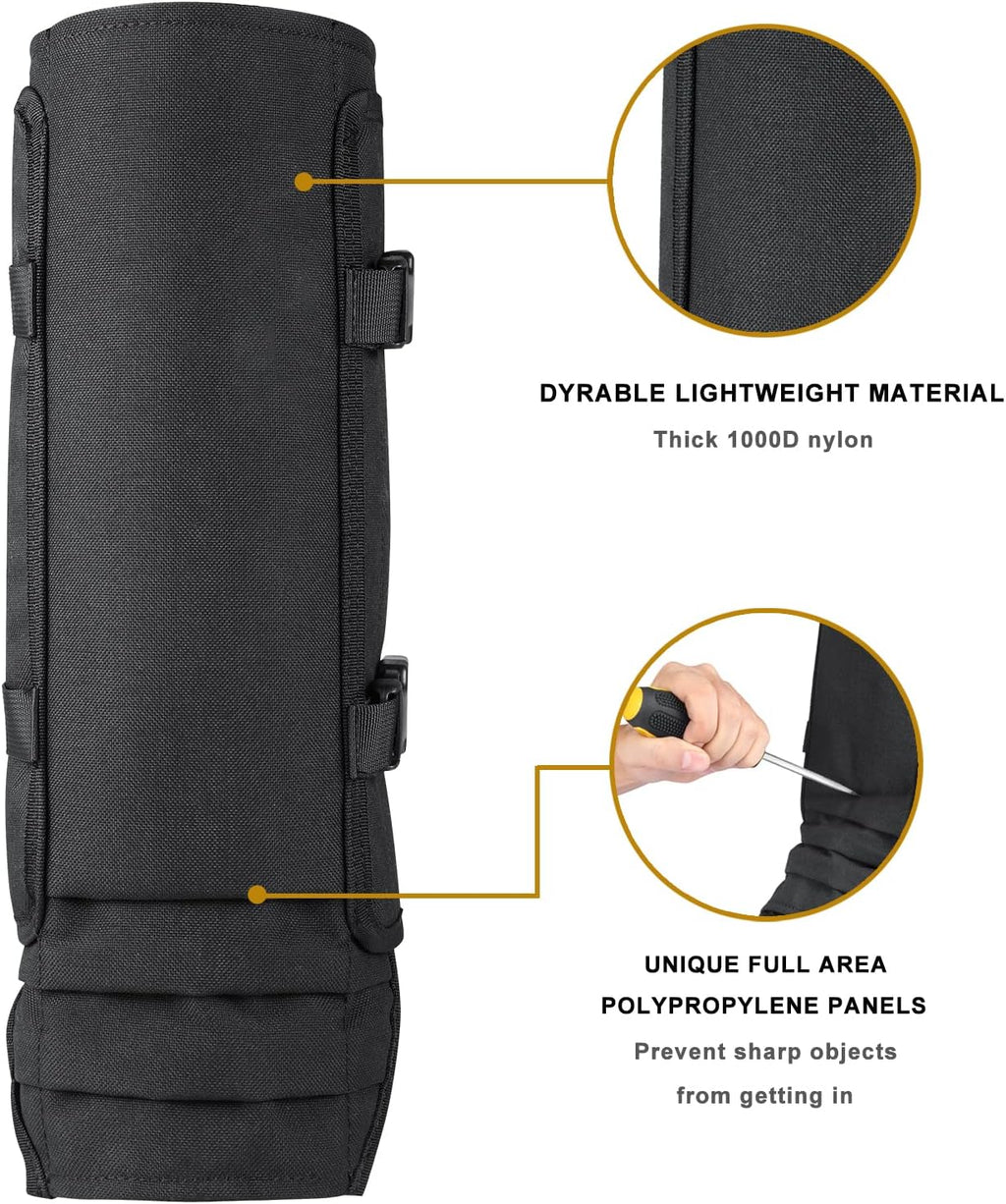 LUCKY CLOVER Snake Gaiters, Waterproof Snake Guards Bite Protection for Lower Legs, Snake Proof Gaiters Fit for Men & Women